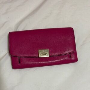 Kate Spade Fuchsia Leather Wallet